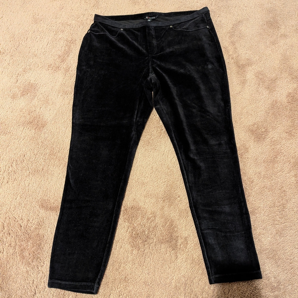 Black Velvet Pants